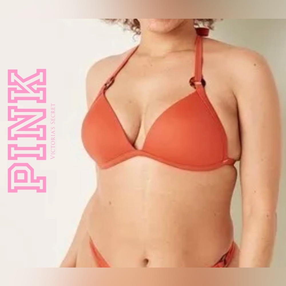 PINK Victoria’s Secret Halter Bikini Top NWT